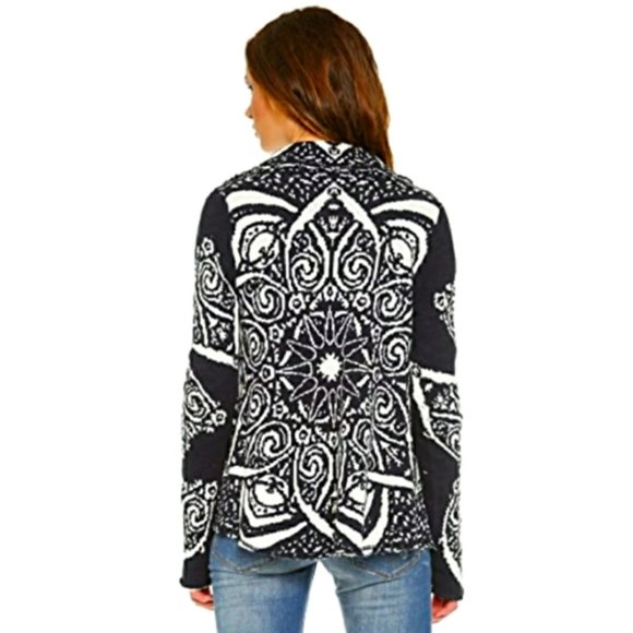 FREE PEOPLE Smitten Kitten Knit Jacket Cardigan L - Picture 12 of 15